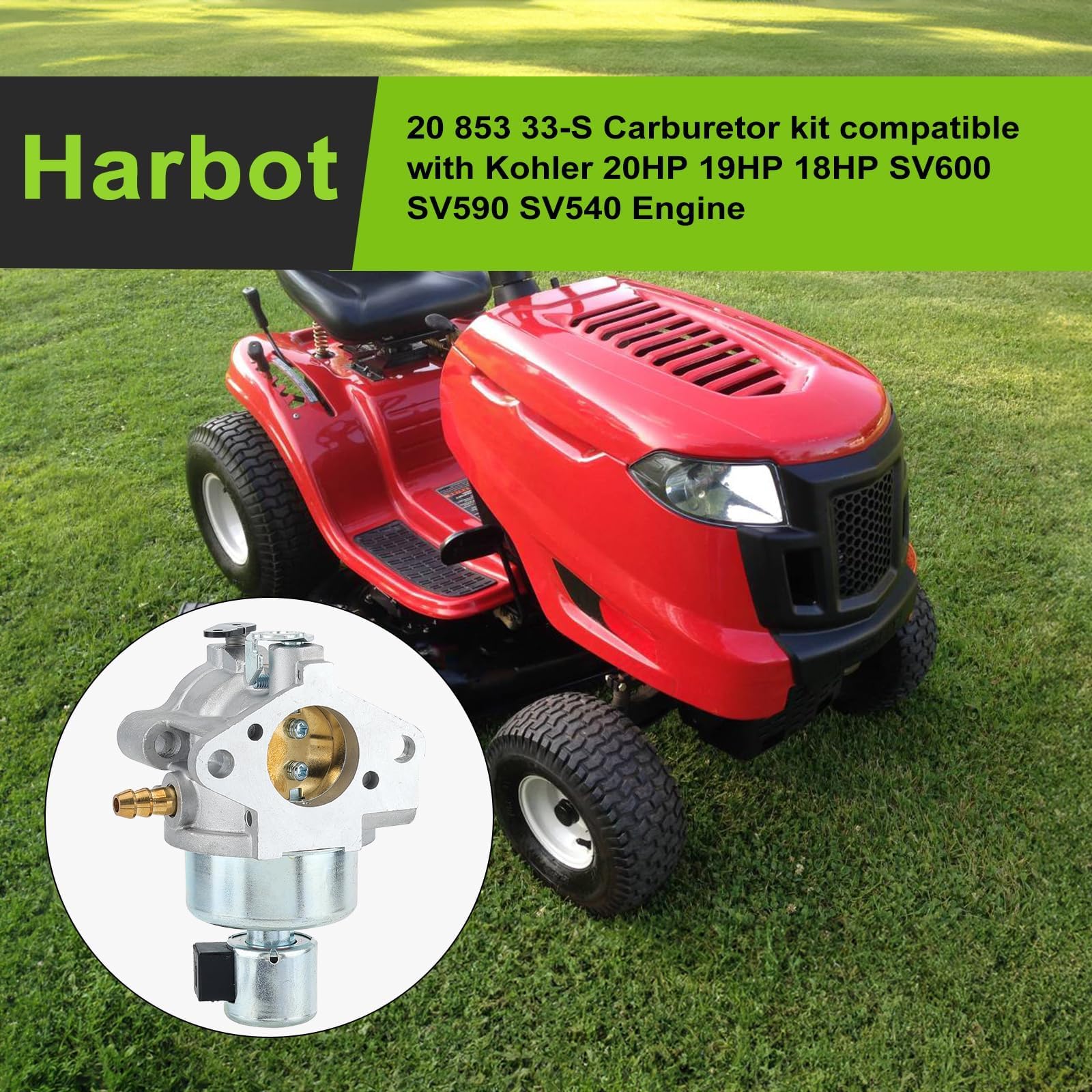 Harbot 20-853-35-S installed on Kohler Courage series for quick starts.
