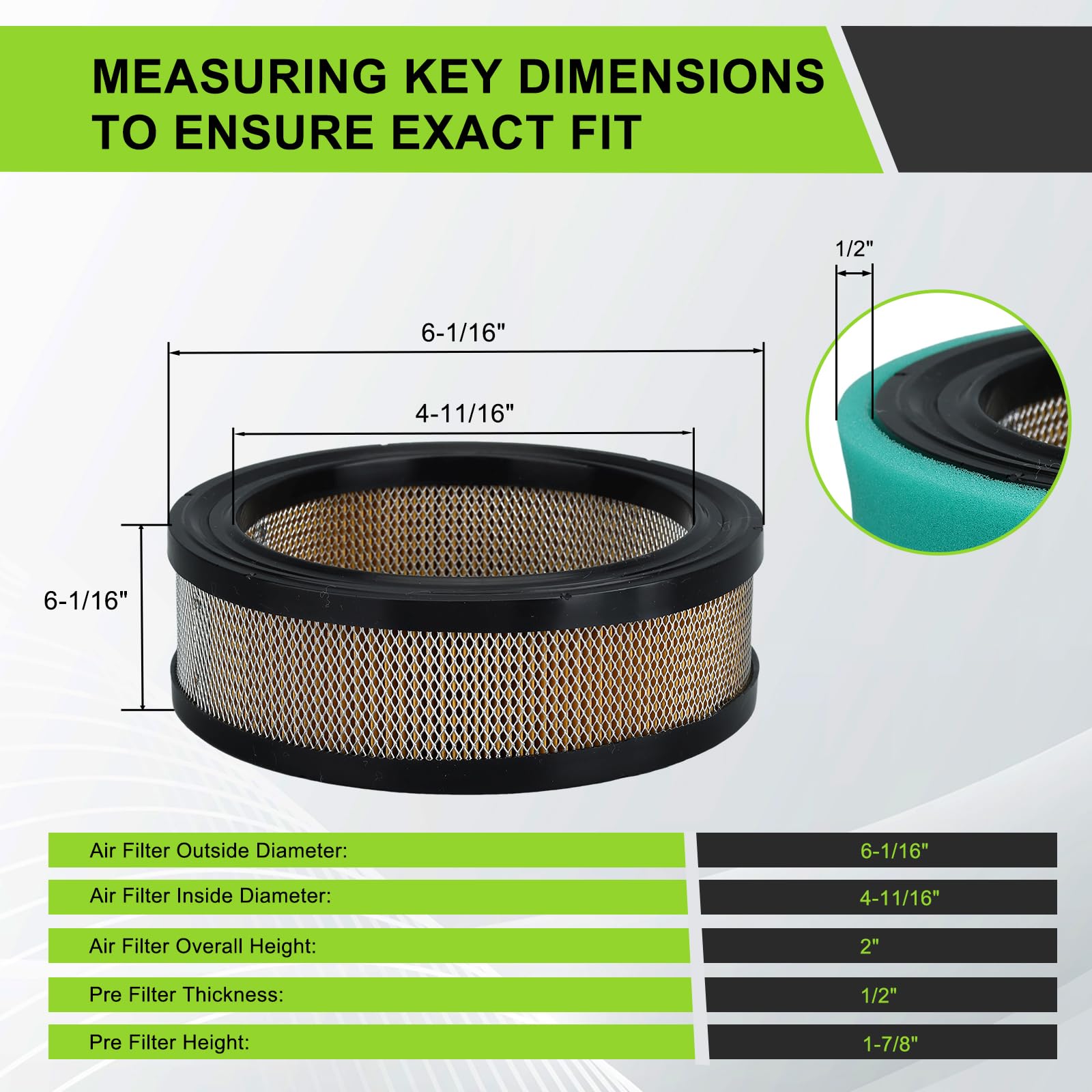 Harbot 235116 dimensions including outside and inside diameters