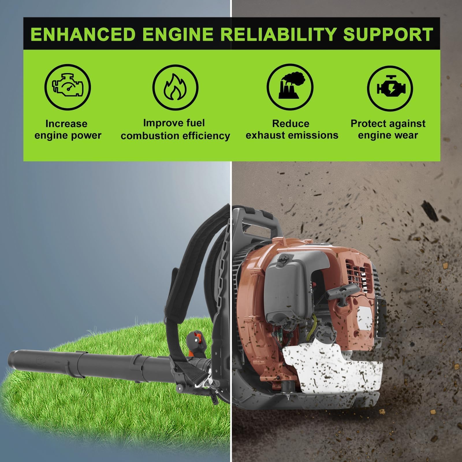 Harbot 350BF air filter foam compatible with multiple Husqvarna models
