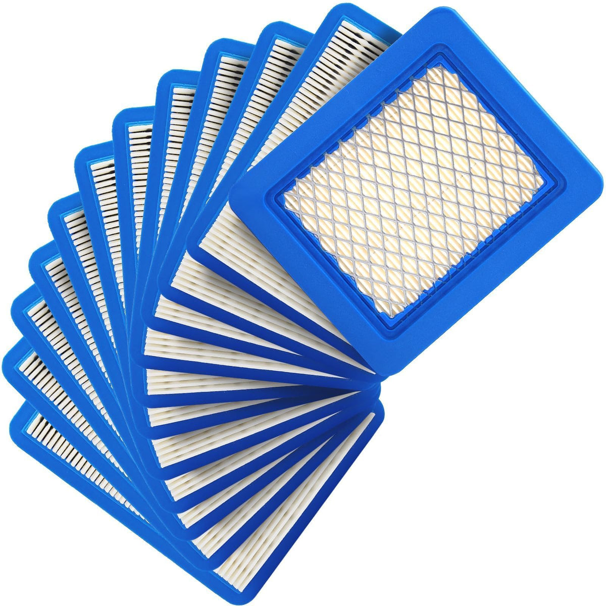 Harbot 491588S flat air filter pack for 12-pack replacement on compatible mowers.