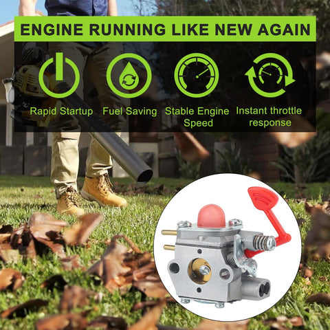 Harbot air and fuel filters included with the carburetor kit for complete replacement.