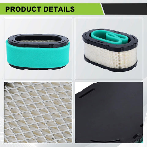 Installation-ready Harbot filter shown for straightforward mower replacement.