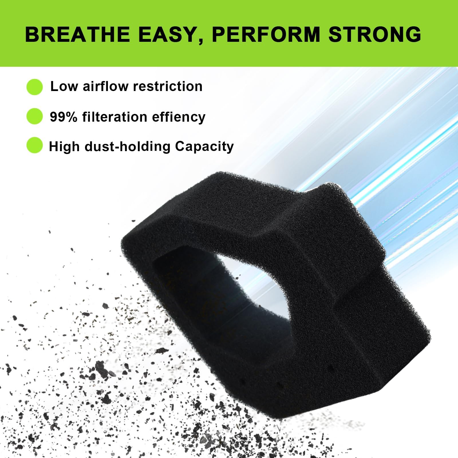 Harbot two-pack air filter set for quick maintenance and savings.