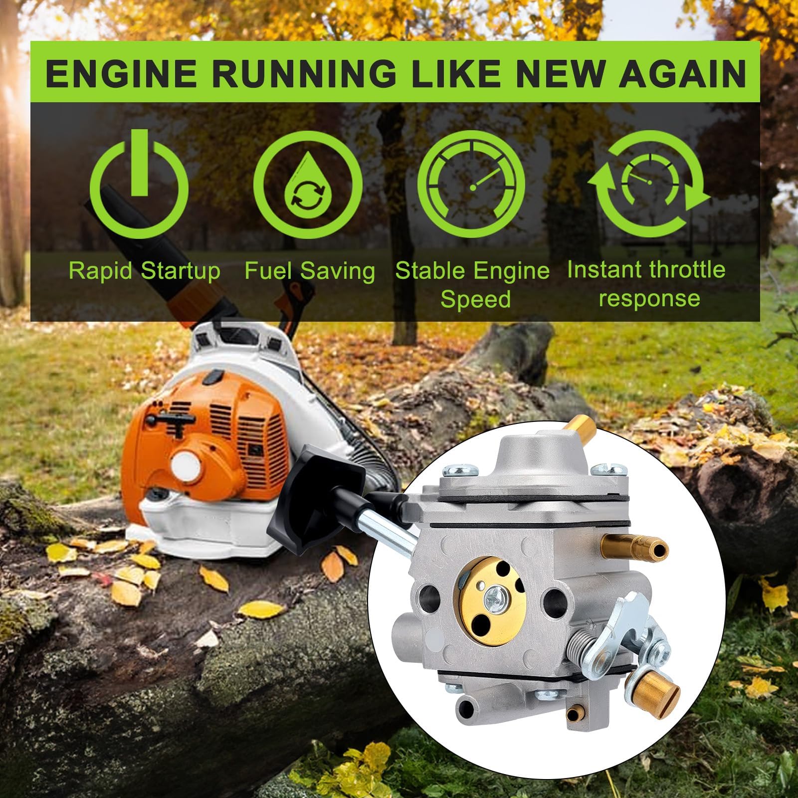Harbot BR600 air filter included for cleaner airflow and maintenance.
