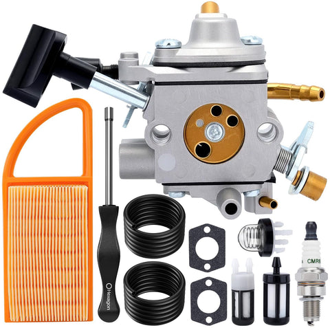 Harbot BR600 carburetor front view showing bolt-on compatibility for quick replacement.