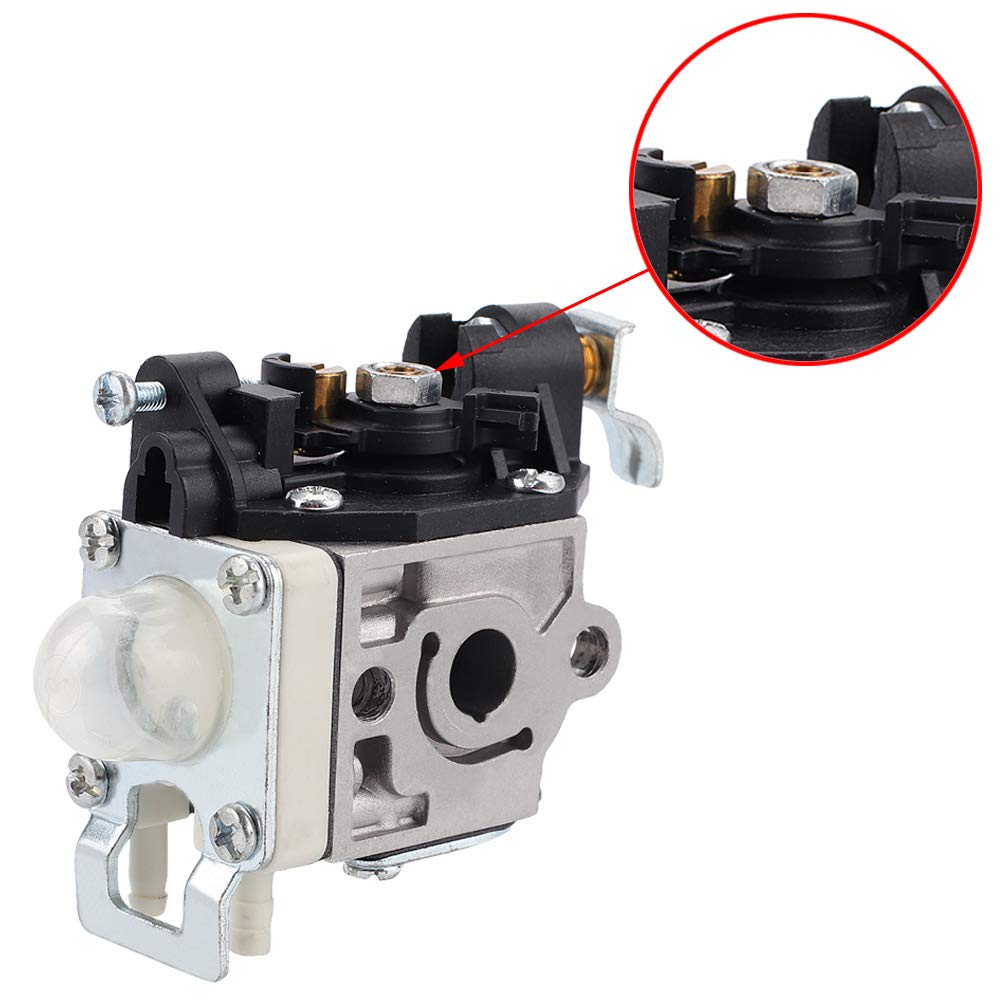 Harbot carburetor brass-body detail highlights durability and corrosion resistance
