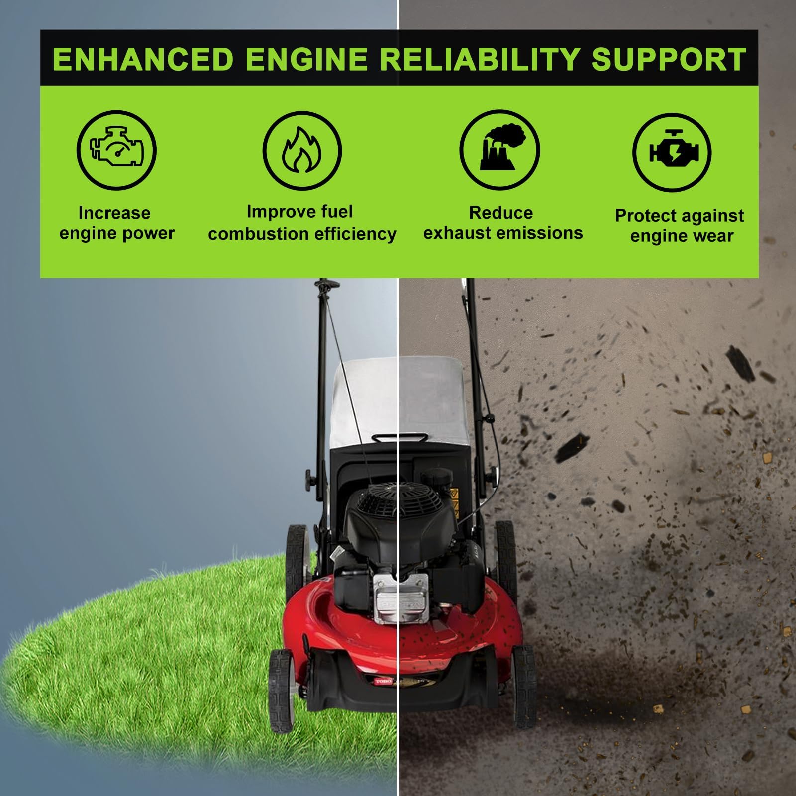 Harbot compact-fiber air filter offers high dust-holding capacity for daily mowing