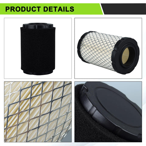 Harbot compact composite-fiber air filter for high dust-holding capacity