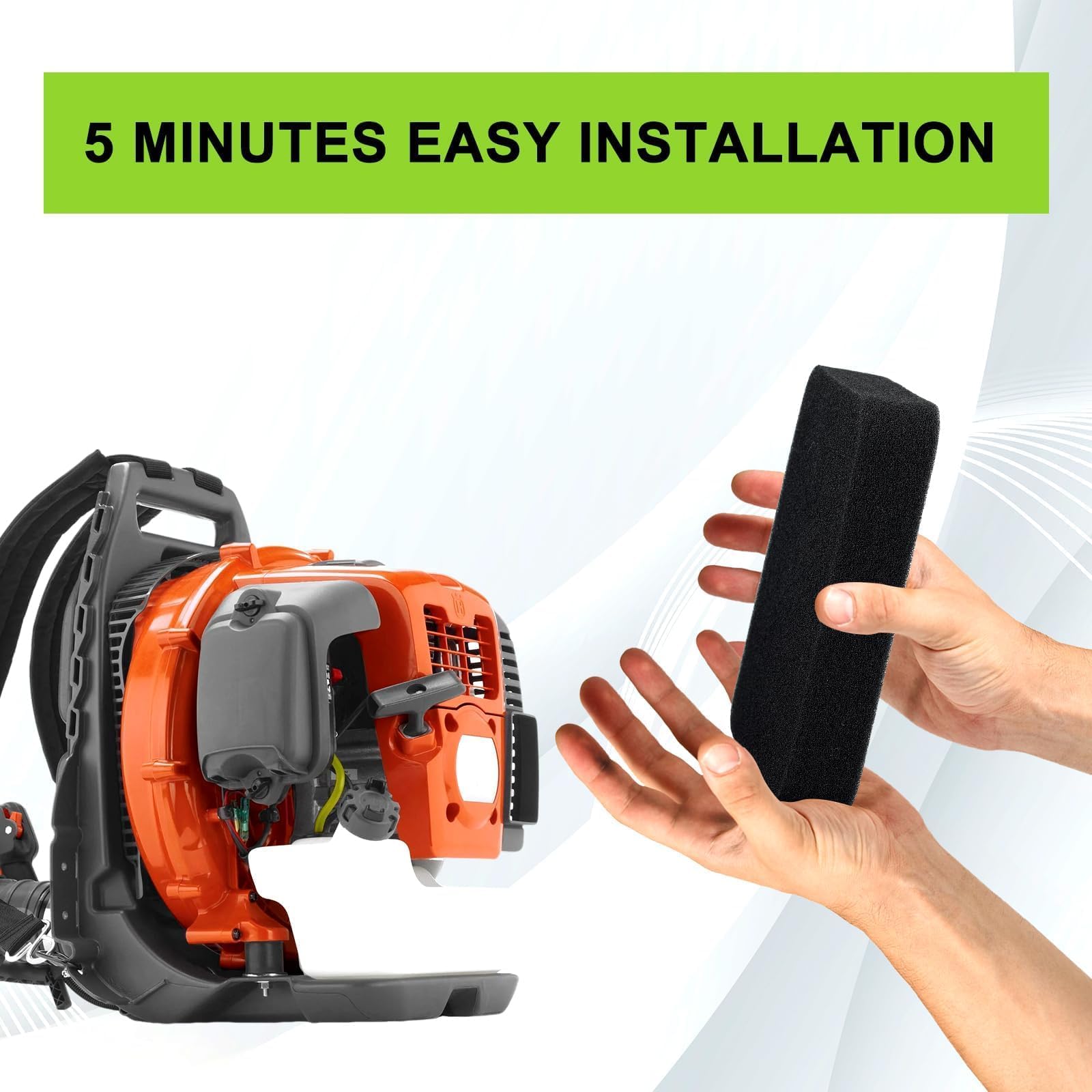 Harbot easy-install air filter quick-fit image highlights fast maintenance