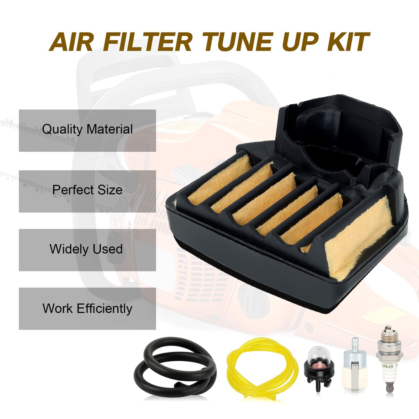 Harbot fuel filter protects the carburetor from contaminants.