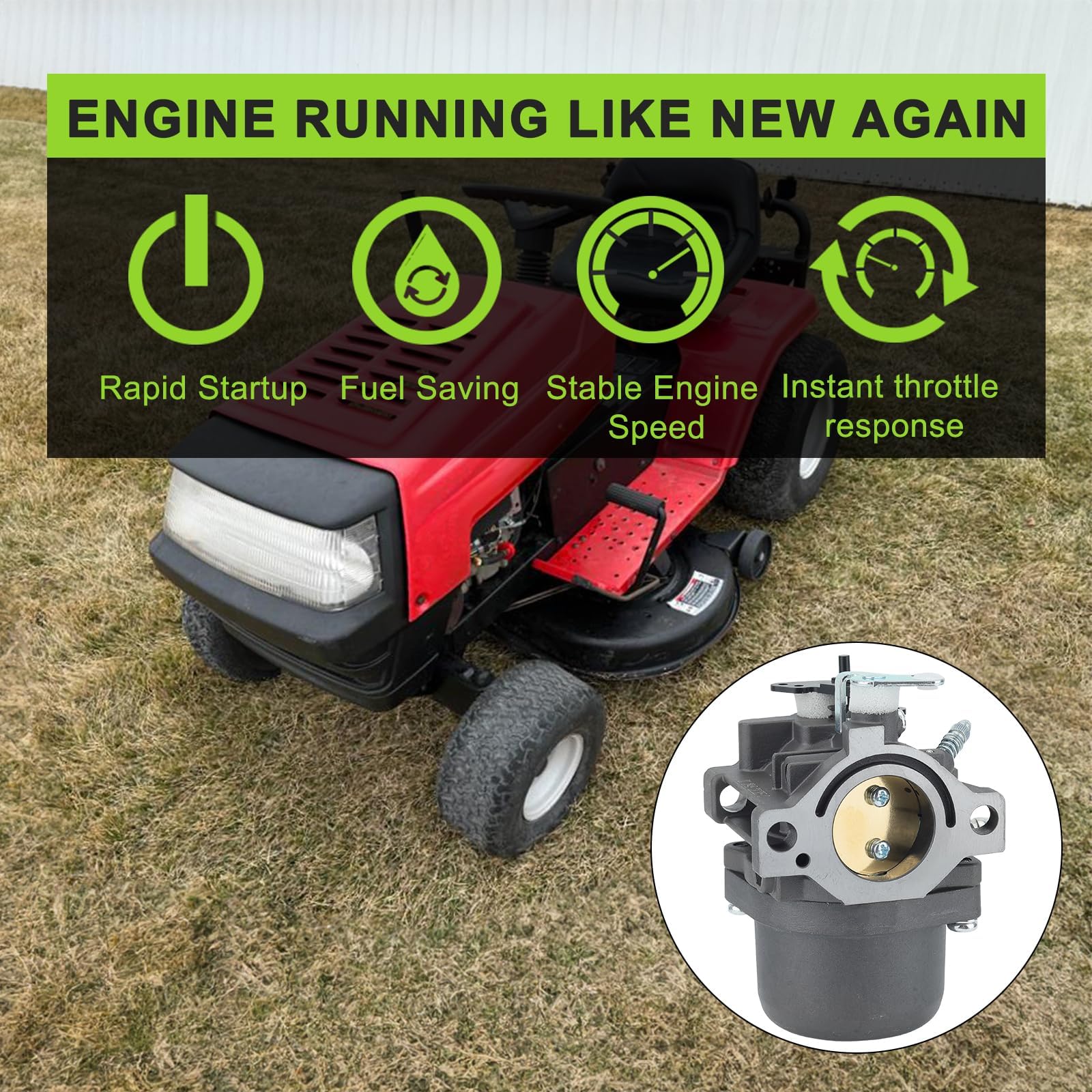 Harbot fuel filter included with Briggs and Stratton kit.