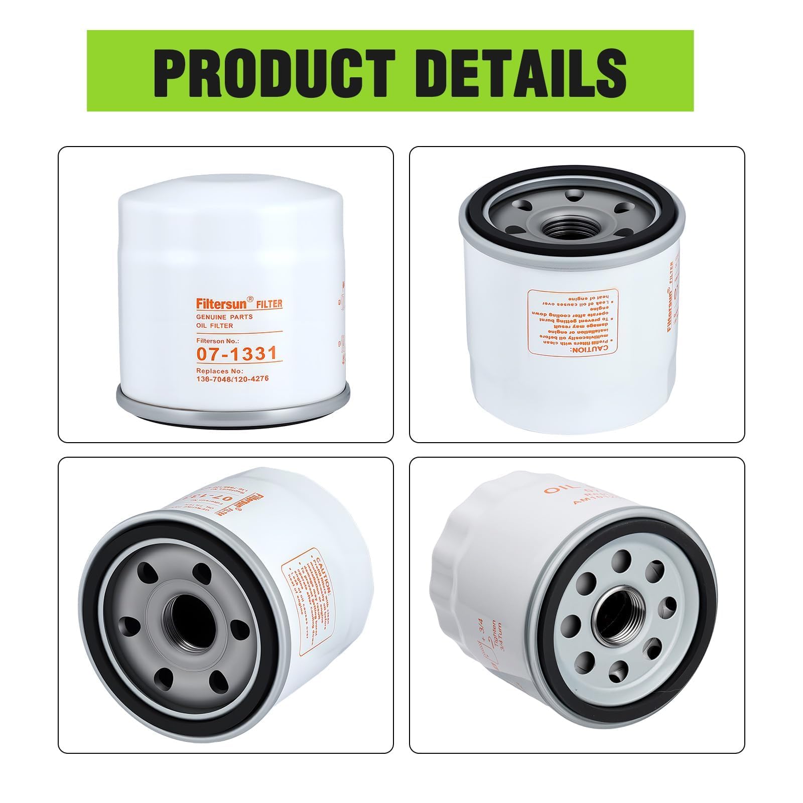 Harbot fuel filter close-up emphasizing filtration media quality.