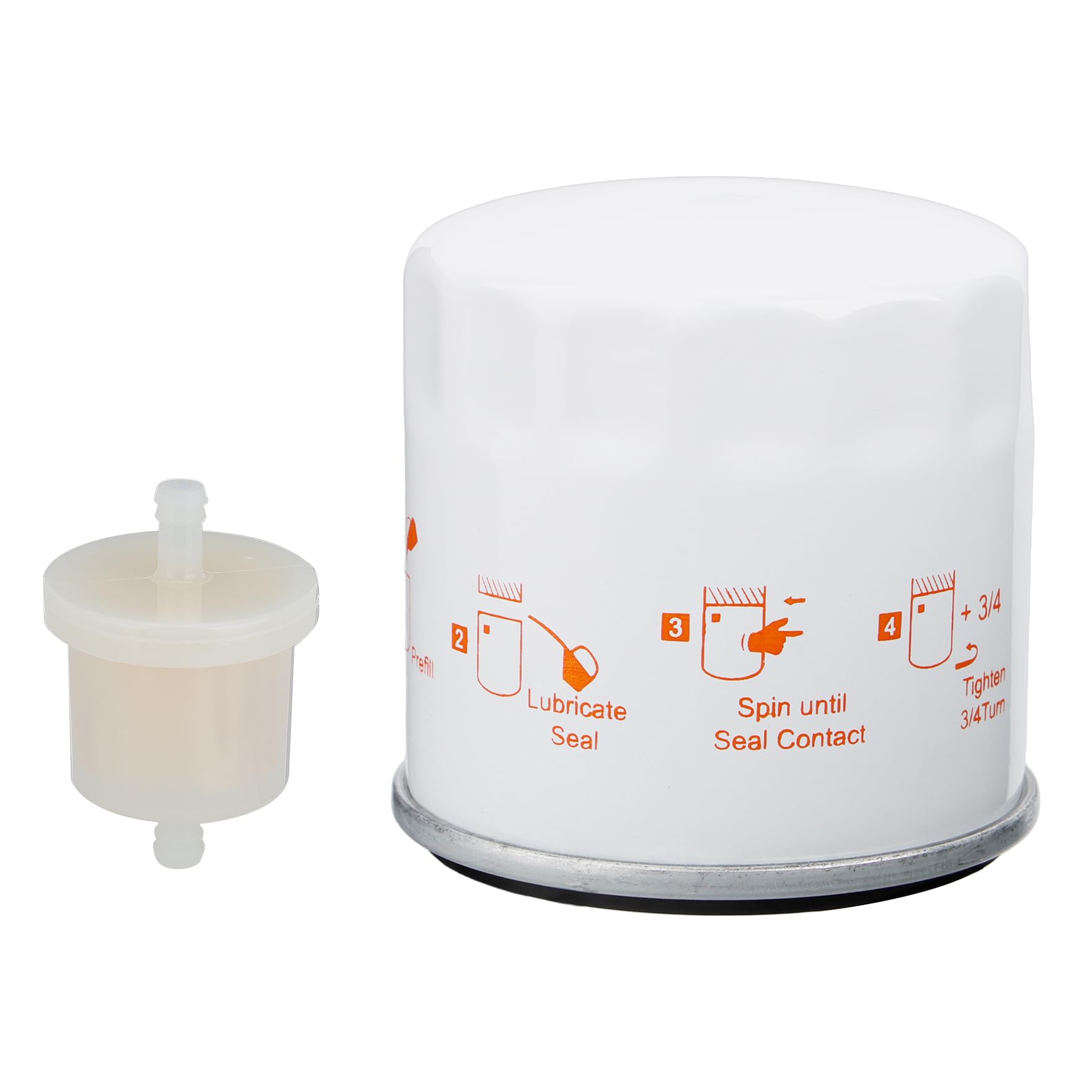 Harbot fuel filter, Toro-compatible, protects fuel system from contaminants.