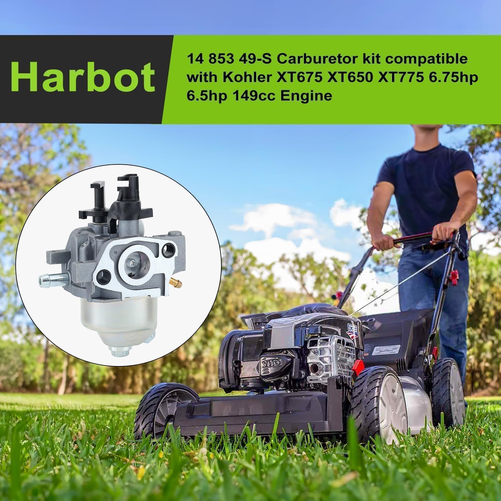 Harbot 2 ft fuel line included for simple installation
