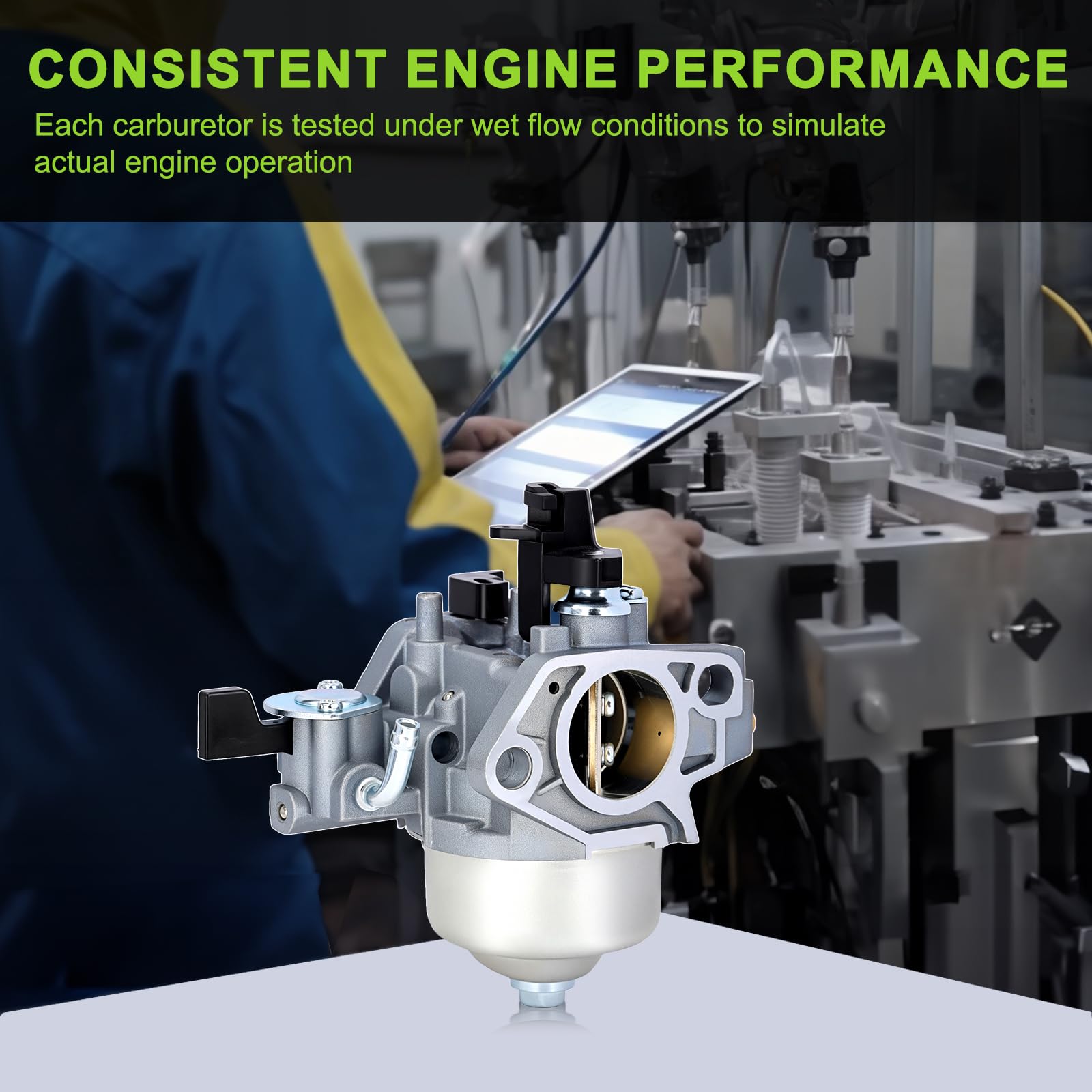 Harbot spark plug included for reliable ignition and smooth operation
