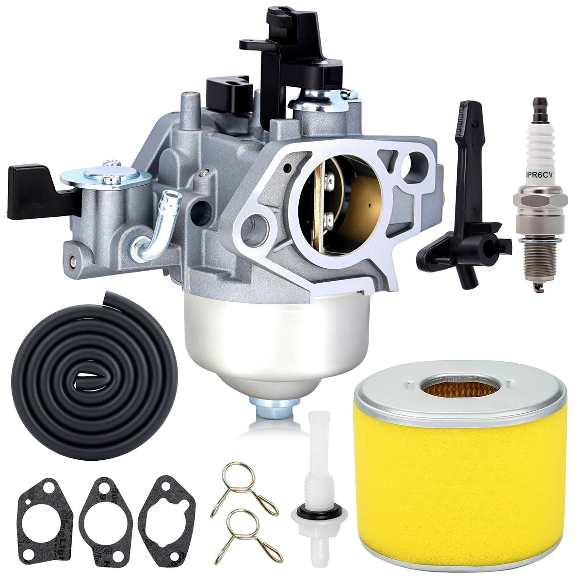 Harbot GX390 carburetor closeup showing precise components for dependable starts