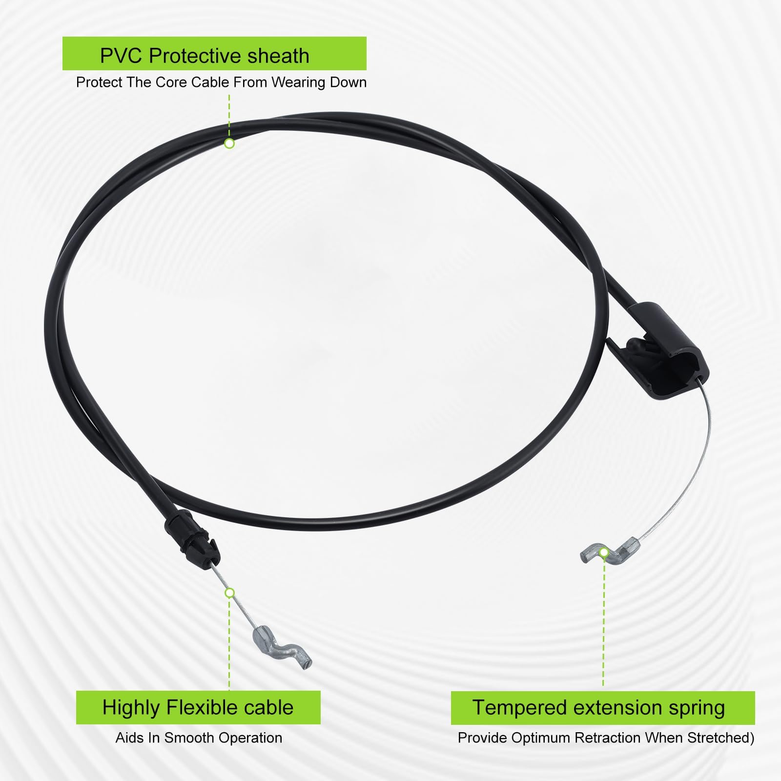 Harbot single-pack replacement cable for easy mower maintenance