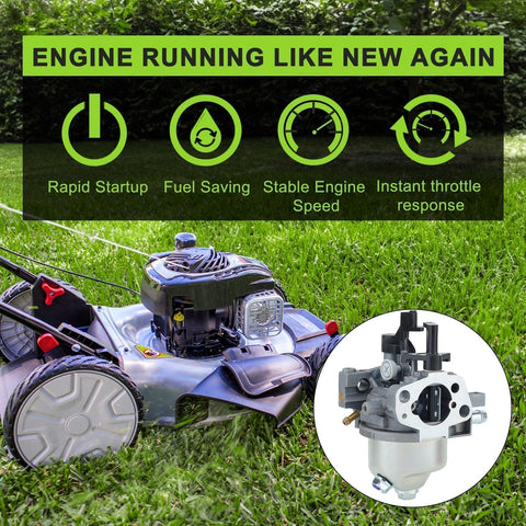 Harbot spark plug included for reliable ignition