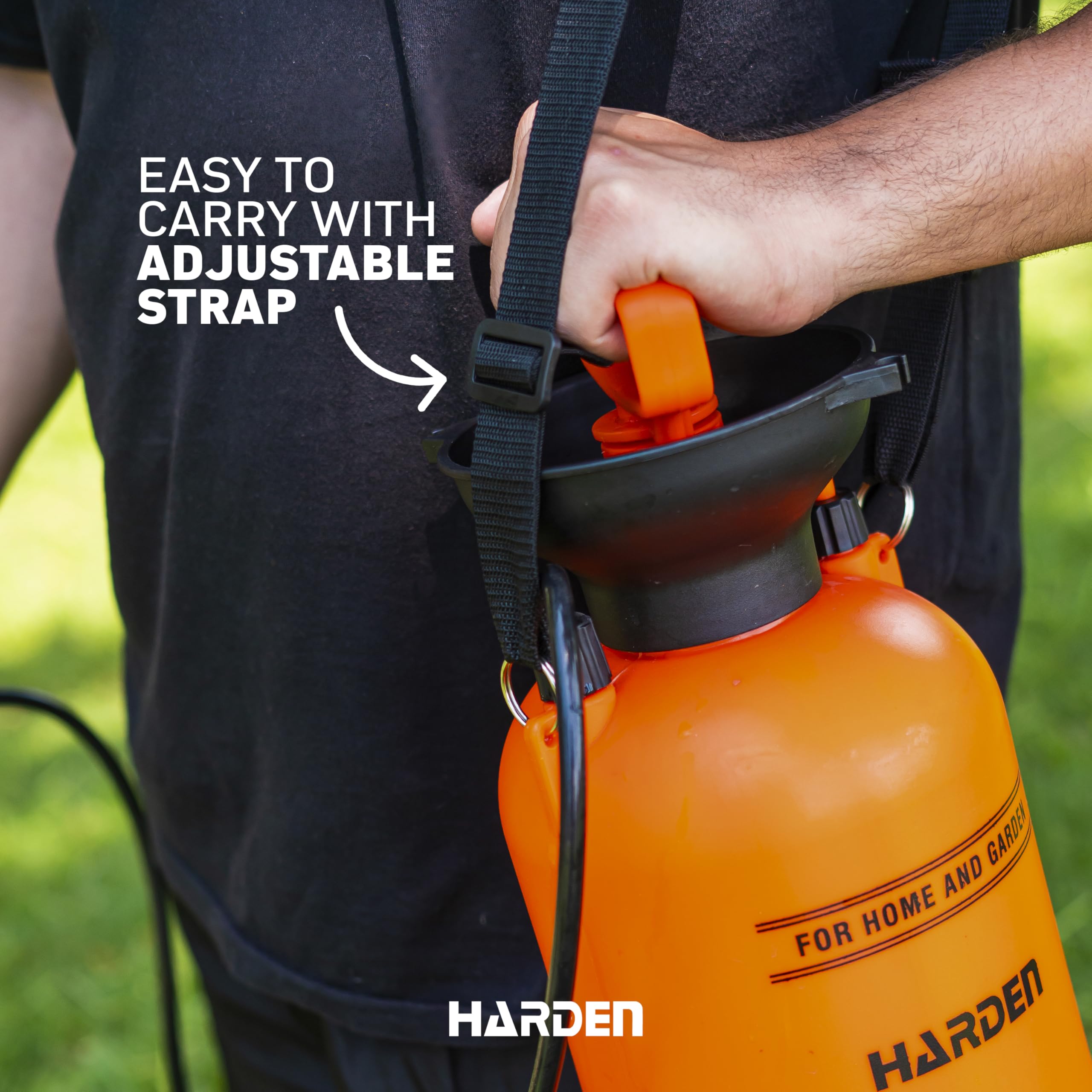 Harden ideal for outdoor garden tasks and lawn care