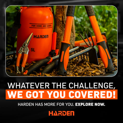Harden sprays pesticides, fertilizers, and disinfectants with durable seals