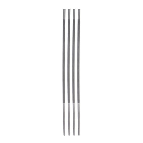 HARFINGTON 4pcs chainsaw file round head for precise sharpening on chains