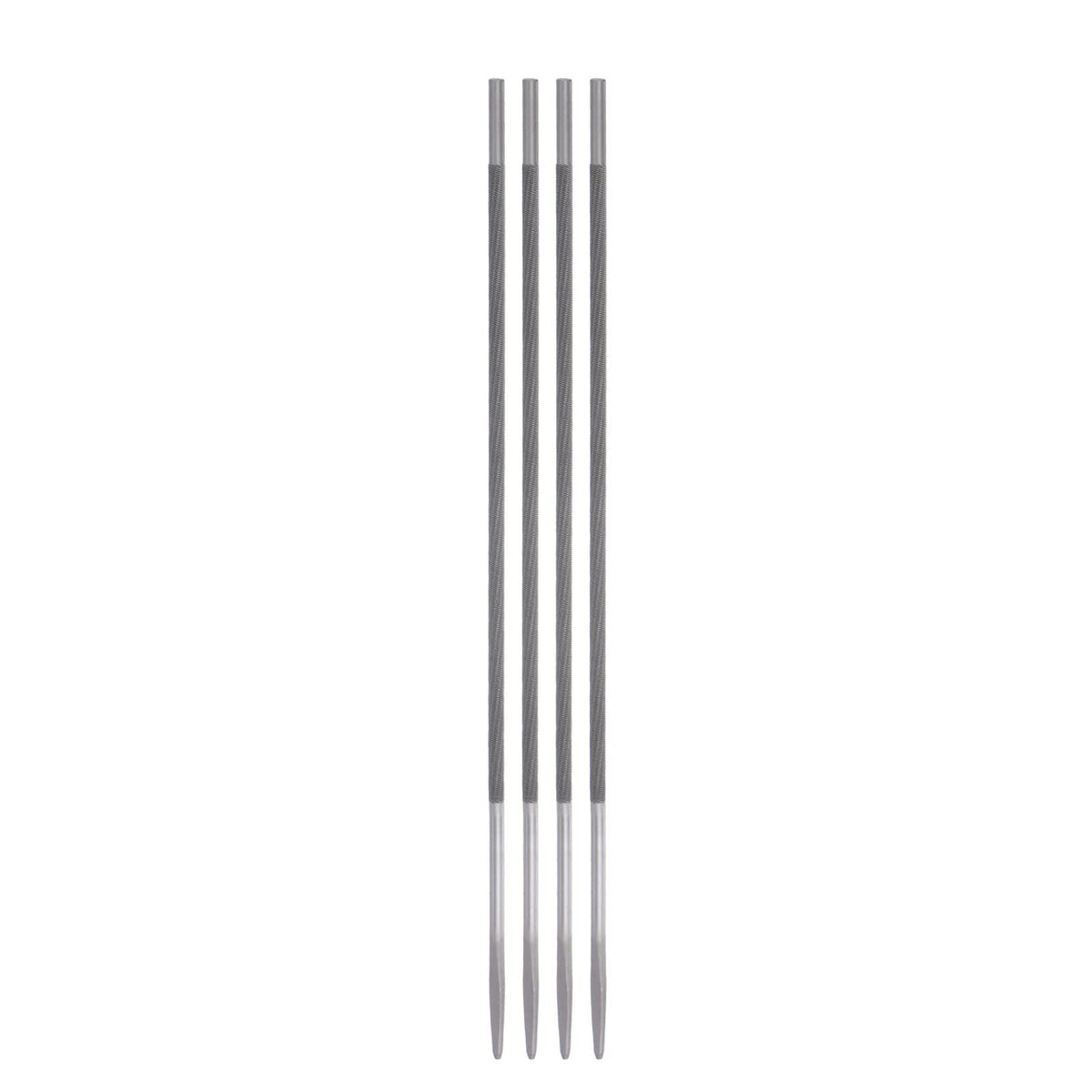 HARFINGTON 4pcs chainsaw file with 4mm round teeth for precise sharpening.