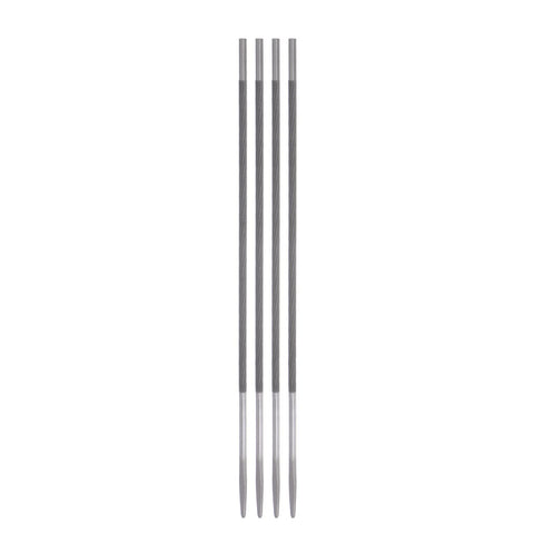 HARFINGTON 4pcs chainsaw file with 4mm round teeth for precise sharpening.