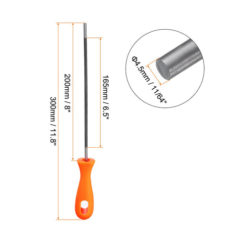 HARFINGTON Chainsaw File high-frequency quenched chrome steel durability