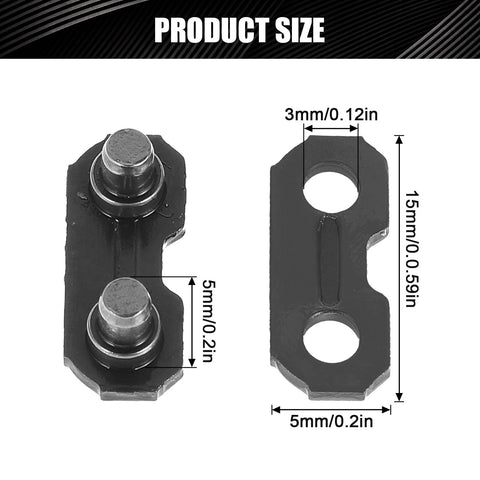 Hariendny chain link preset straps and rivets for fast replacements.