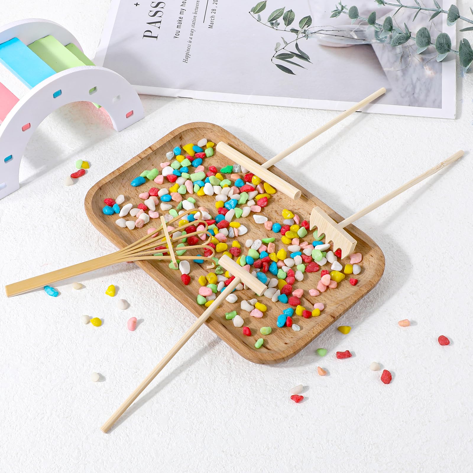 Hariendny sand garden rake lines and waves example for creativity