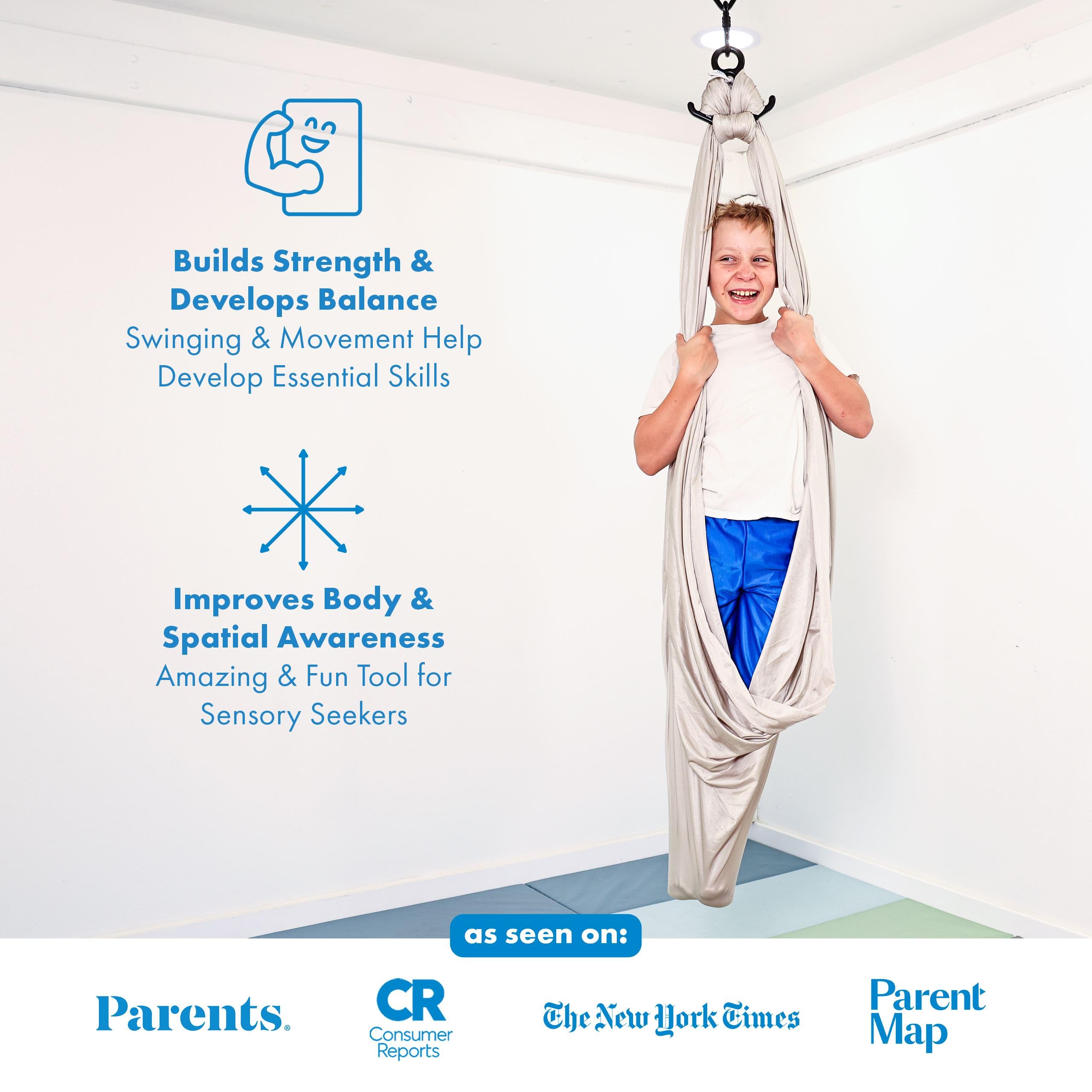 Harkla easy-to-assemble swing with clear instructions for quick setup