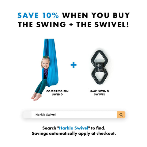 Harkla sensory swing easy to care for and simple to clean
