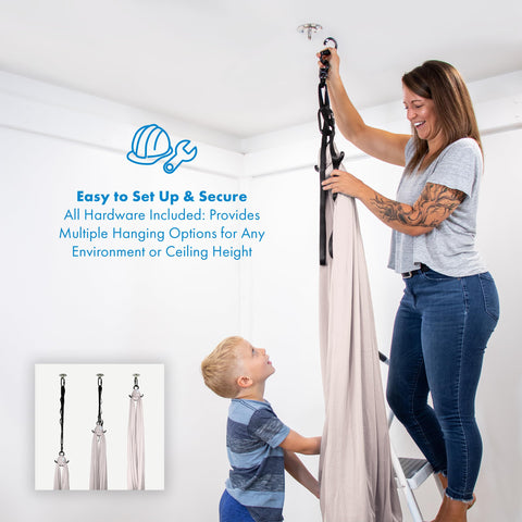 Harkla indoor/outdoor swing ideal for calm sessions anywhere