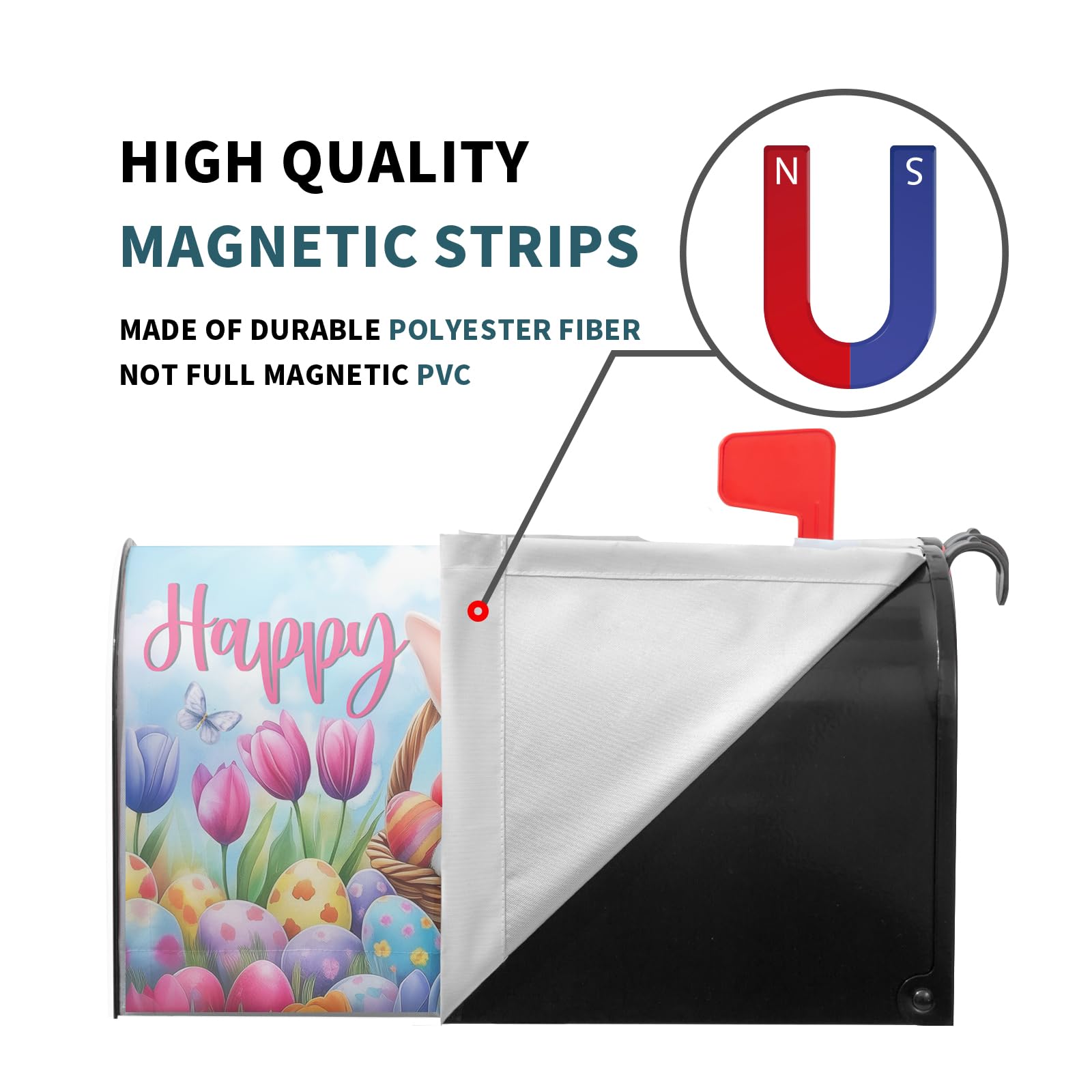 Harooni magnetic ends enable tool-free installation on standard mailboxes