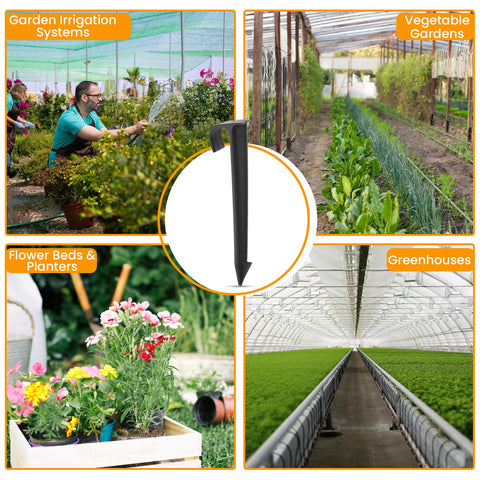 Harrier Hardware stakes resist rust and corrosion for outdoor use across seasons.