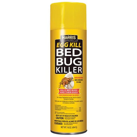 HARRIS Bed Bug Killer 16oz aerosol for quick surface treatment on mattresses