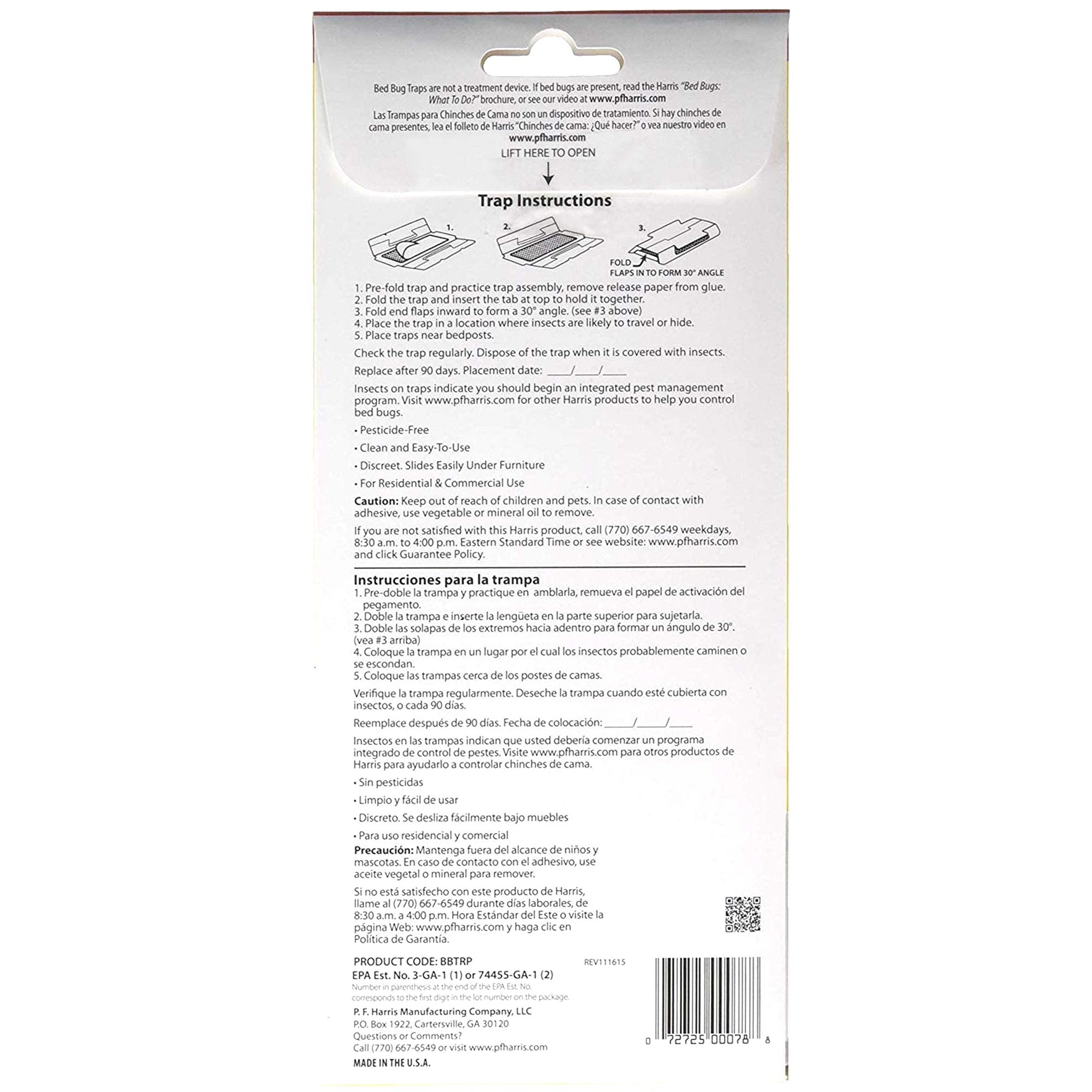 HARRIS product box showing 20 traps included.
