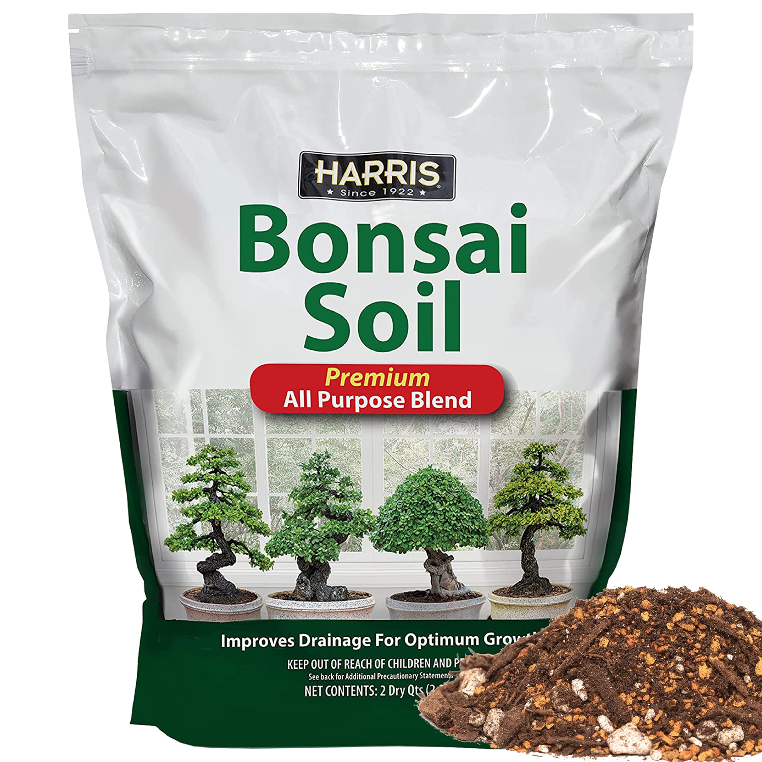 HARRIS Bonsai Soil premium blend ingredients support healthy root growth