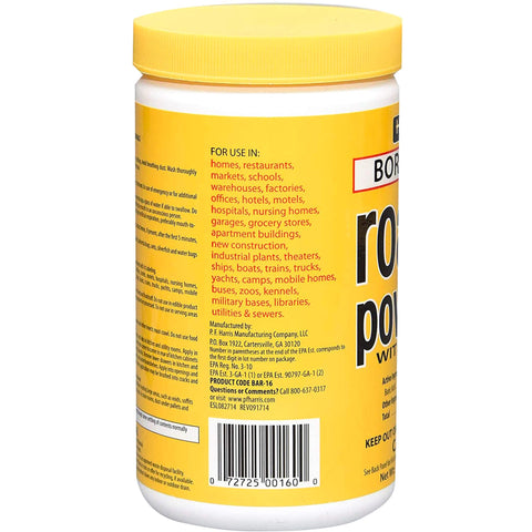 HARRIS Boric Acid Roach Killer Powder stored safely away from children ensures responsible use.