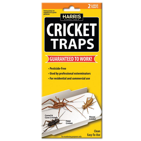 HARRIS Cricket Glue Traps 2-pack packaging and value