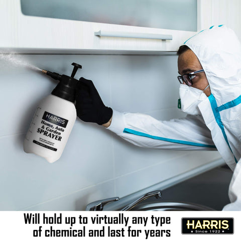 HARRIS sprayer in home, garden, and auto detailing contexts