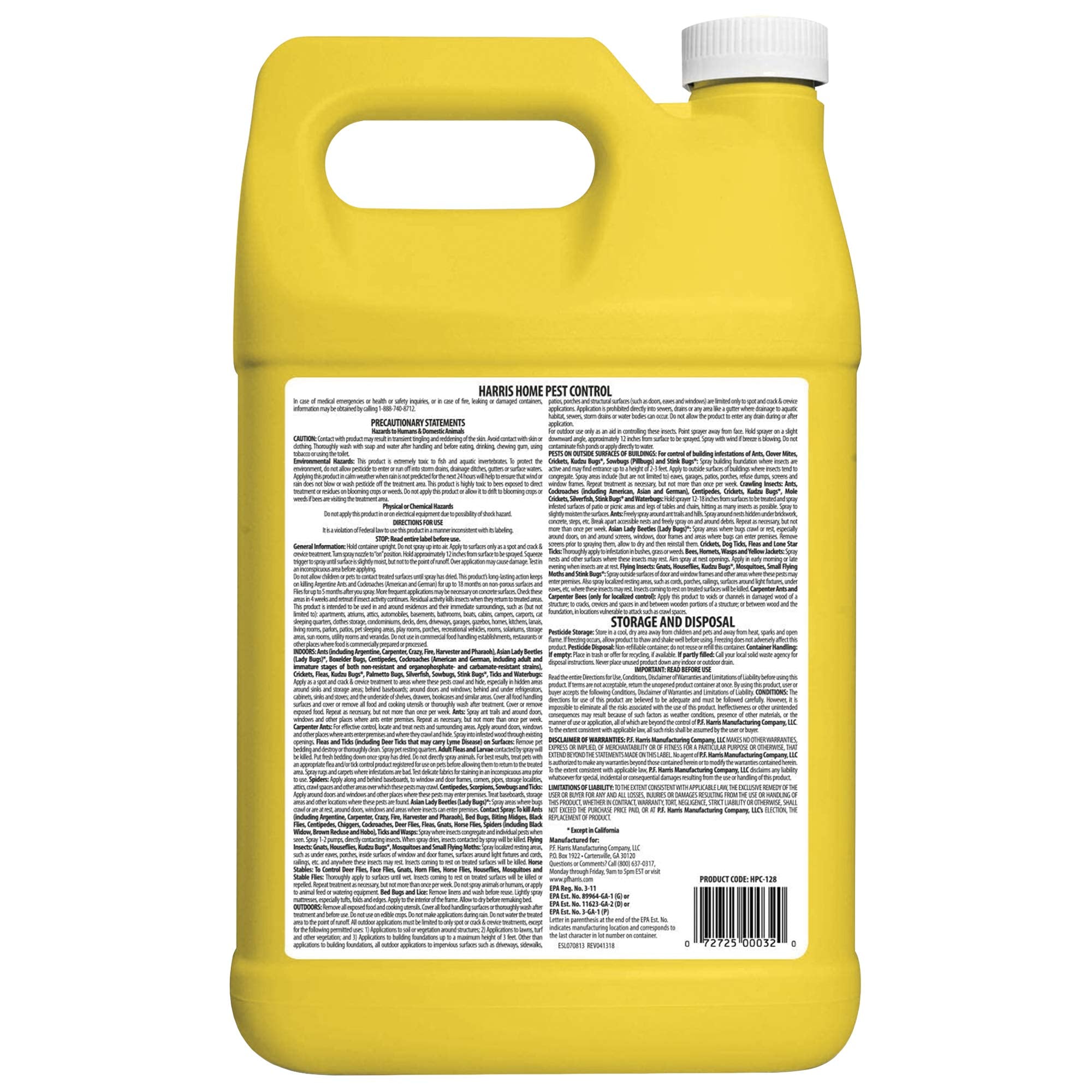 Harris Home Insect Killer extended trigger sprayer enabling targeted spot treatment