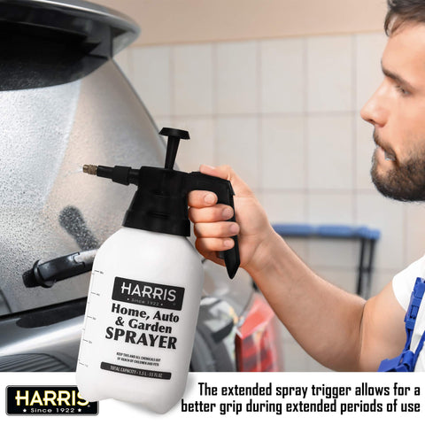 HARRIS locking-trigger enables fatigue-free continuous spray