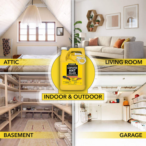HARRIS Odorless and non-staining formula safe for fabrics and decor.