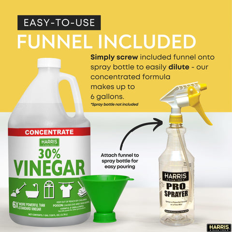 Harris patio and driveway cleaner vinegar for outdoor grime removal.