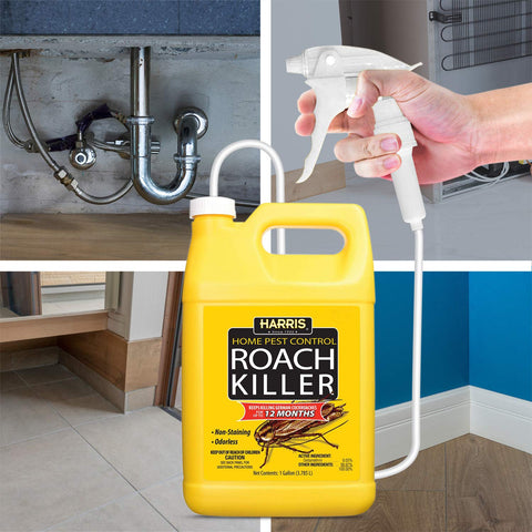 HARRIS Roach Killer EPA registered label supports safe home application.