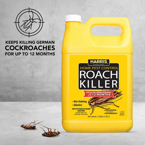 HARRIS Roach Killer extended trigger sprayer enables easy targeted treatments.