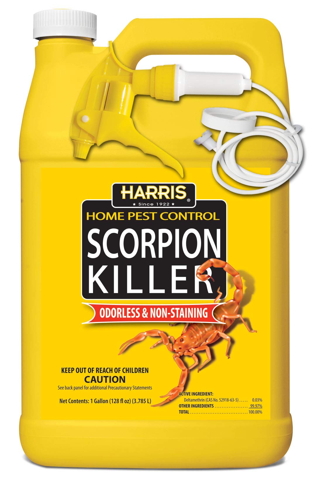 HARRIS Scorpion Killer gallon bottle for ongoing indoor control.