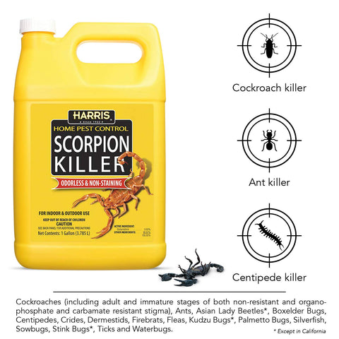 HARRIS Scorpion Killer delivers extended spray reach to treat larger areas.