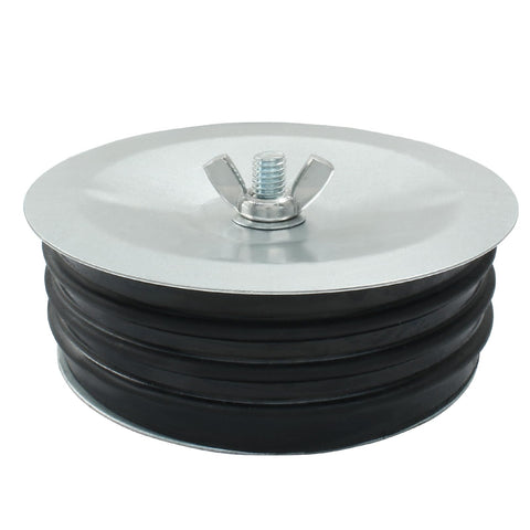 HARSKIYER 5-inch sewer cleanout cap provides secure seal for drains and easy maintenance.